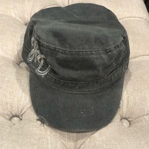 Grey Harley Davidson Bling Hat